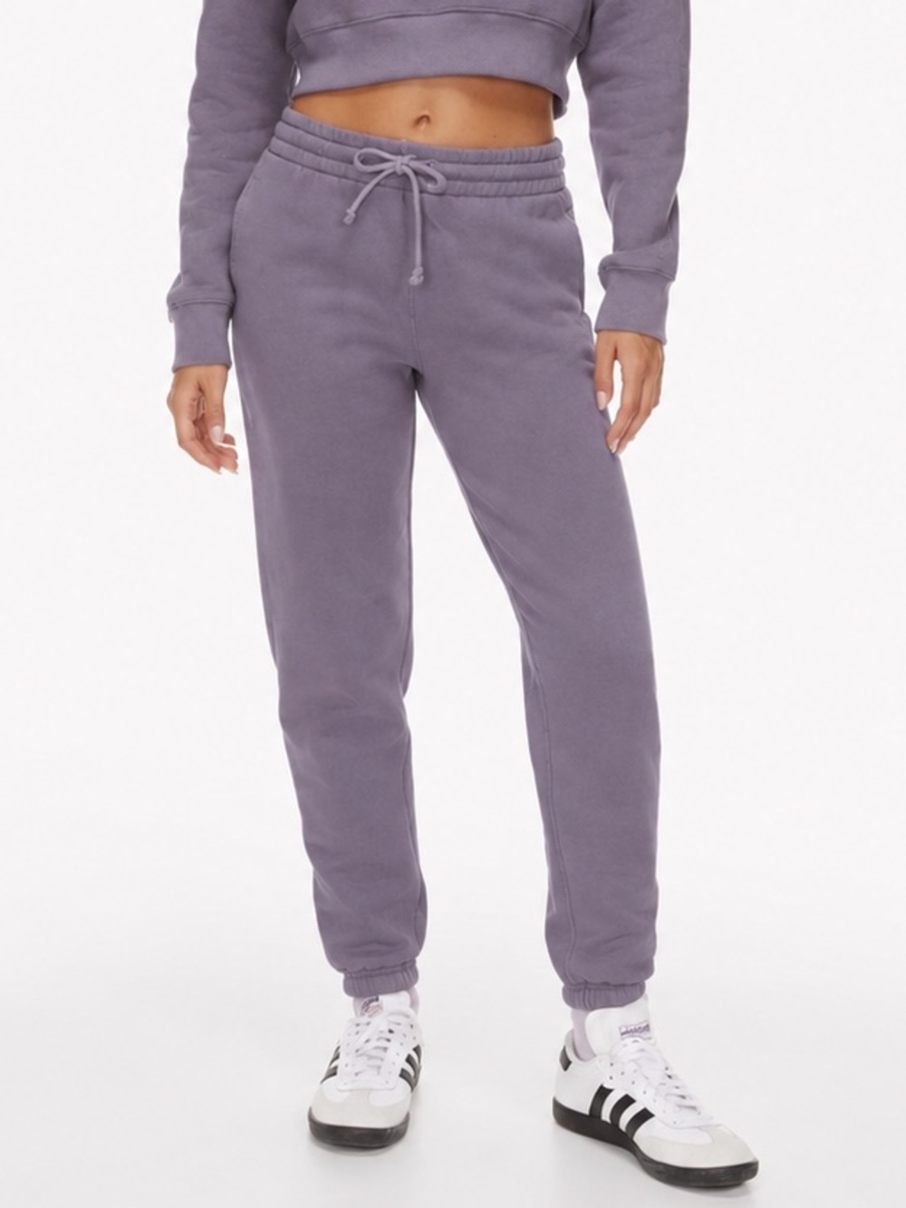 Aritzia TNA Women's CozyAF Jogger Sweatpants Light Purple Fleece Small Lounge